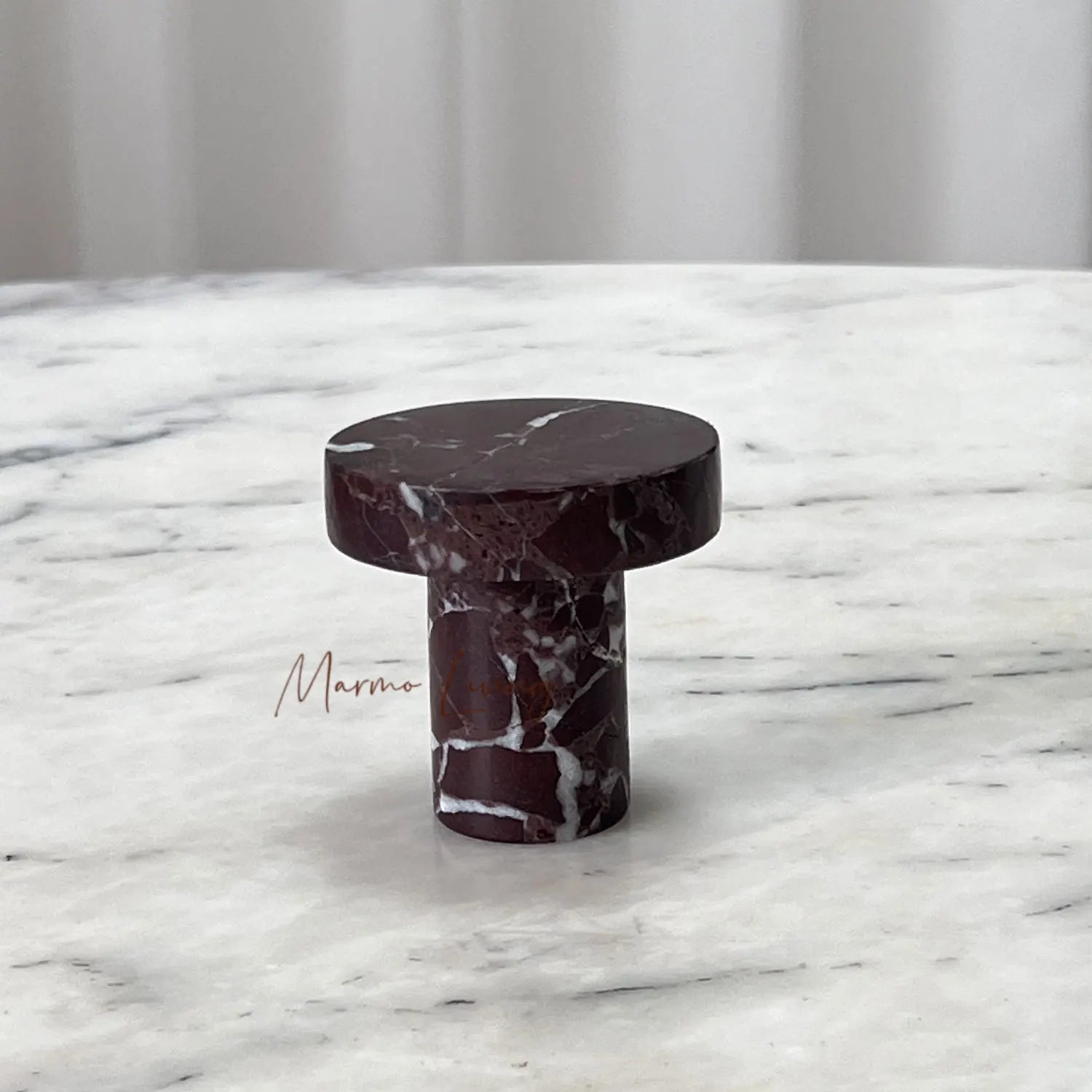 Natural Marble Coat Hook Italian Luxury Entryway Wall Hook Door Handle Marble Knob Designer Villa Creative Home Decor