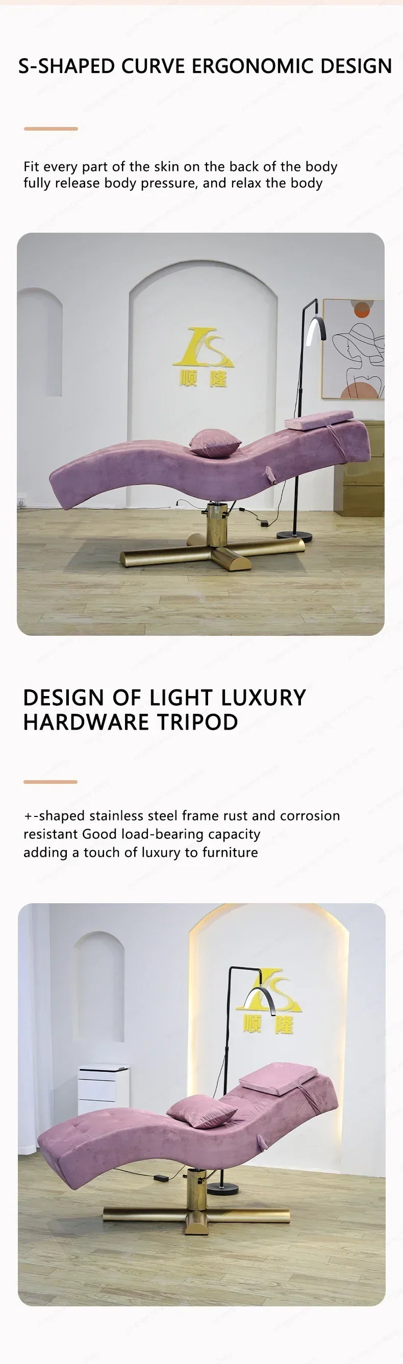 Professional Electric Massage Bed for Facial Spa - Ergonomic Recliner Massage Chairs Tidesmit