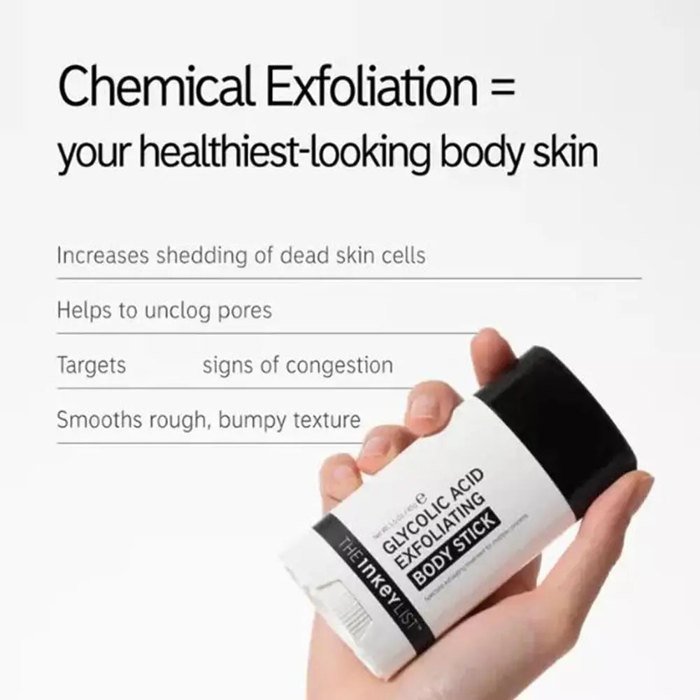 Exfoliating Body Stick Moisturizer - Natural Cruelty-Free Black Formula Scrubs Treatments Tidesmit