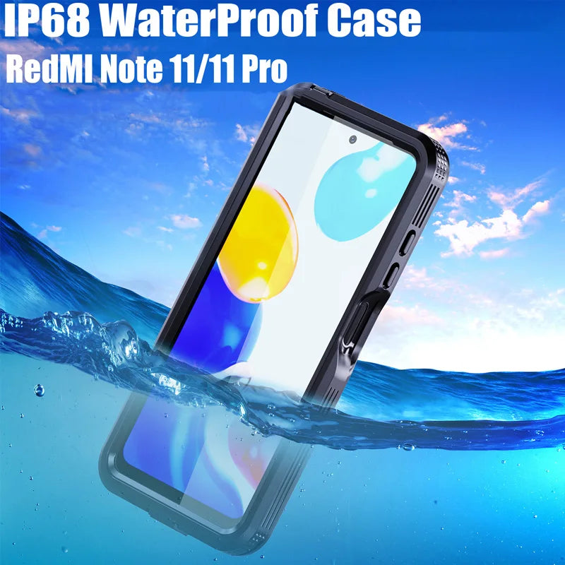 Underwater Phone Case for Xiaomi - IP68 Waterproof Seal Tidesmit