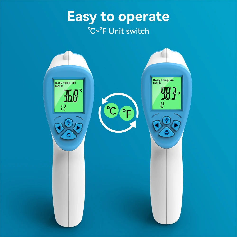 Aicare Digital Thermometer Electronic Non-Contact Medical Infrared for Baby Adults Body Medical Thermometer Home Fever Monitor