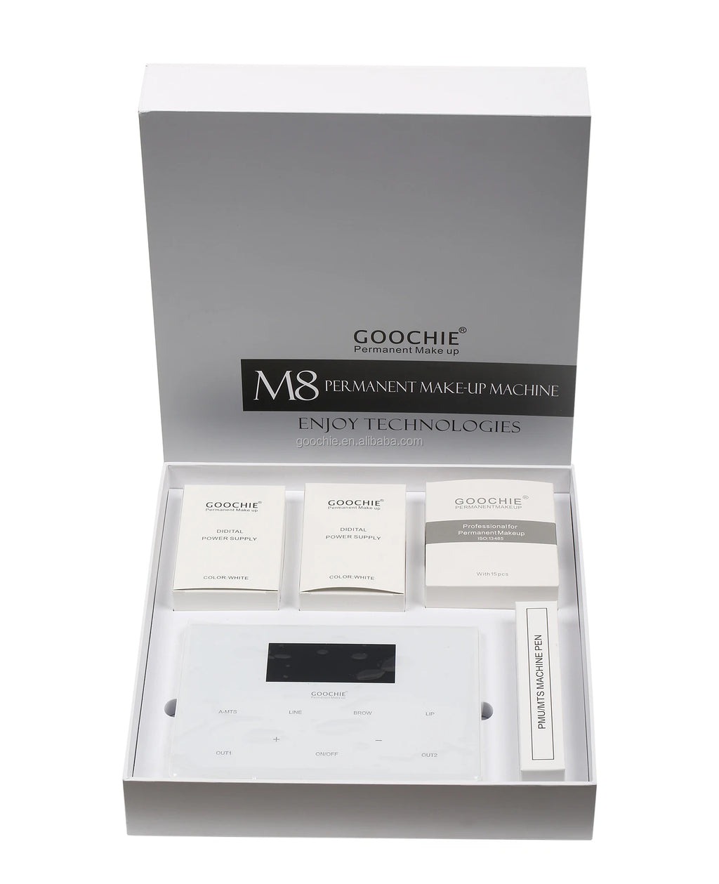 PMU Machine for Microblading & Ombre Brows - Professional Gold Device Permanent Makeup Machines Tidesmit