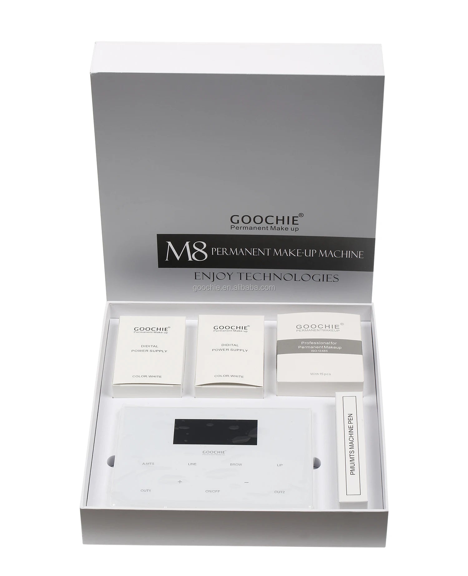 PMU Machine for Microblading & Ombre Brows - Professional Gold Device Permanent Makeup Machines Tidesmit
