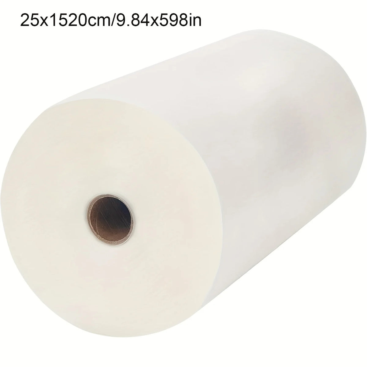 White vacuum sealer bags roll, 25x1520cm