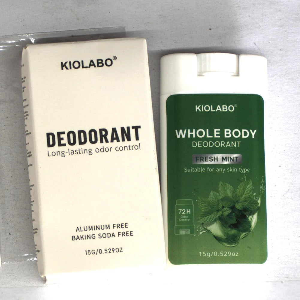 Tidesmit sandalwood scent solid deodorant stick for long-lasting anti-sweat protection and fresh underarms.