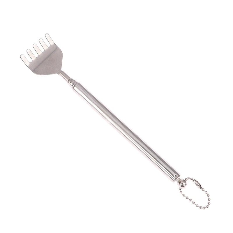 Telescopic Back Scratcher: Adjustable Stainless Steel Massage Tool Back Massage Instrument Tidesmit