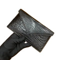 Authentic crocodile leather women's handbag fashion party bag girl high-quality crocodile wallet well-known design card bag