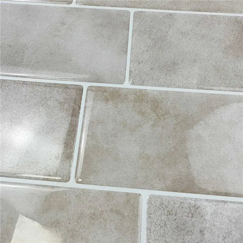Subway Backsplash Tile Peel And Stick Wall Tiles For Bathroom Waterproof 20 Sheets Beige Stone Peel And Stick Backsplash-[A04I T