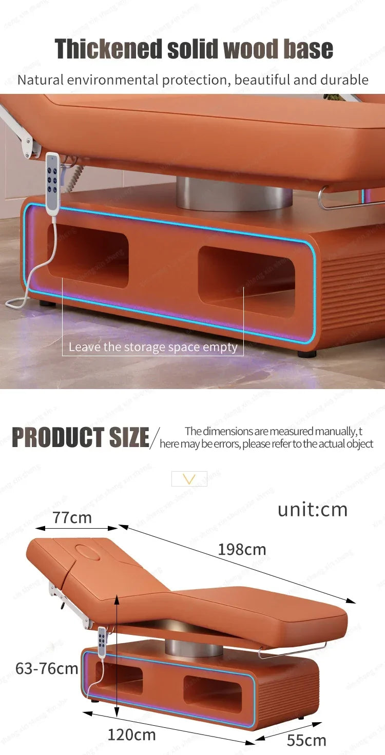 Electric Lifting Facial Beauty Bed - Adjustable Massage Chair Massage Chairs Tidesmit