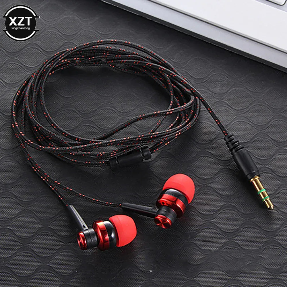 Wired In-Ear Headphones with Mic, Durable Nylon Cable | Tidesmit Tidesmit
