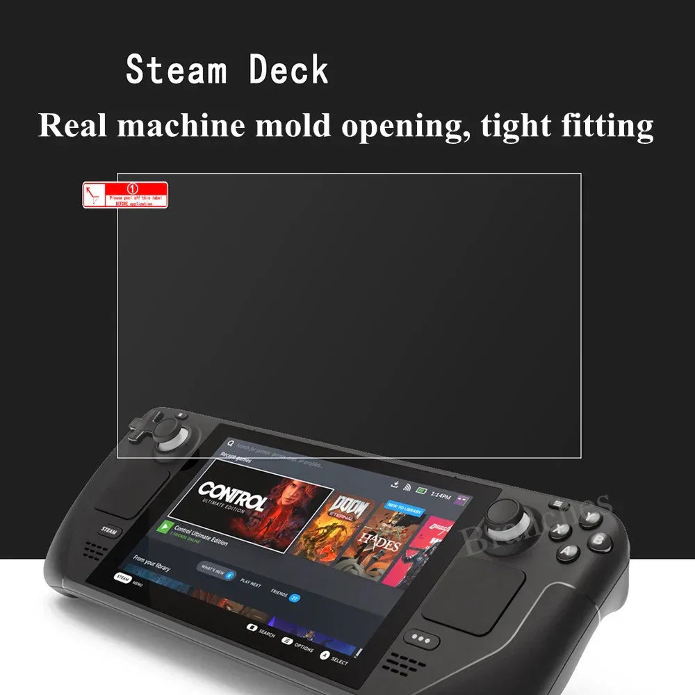 1-3 Pcs Tempered Glass For Steam Deck OLED Anti-scratch Screen Protector HD Protective Film For Steam Deck Accessories Tidesmit