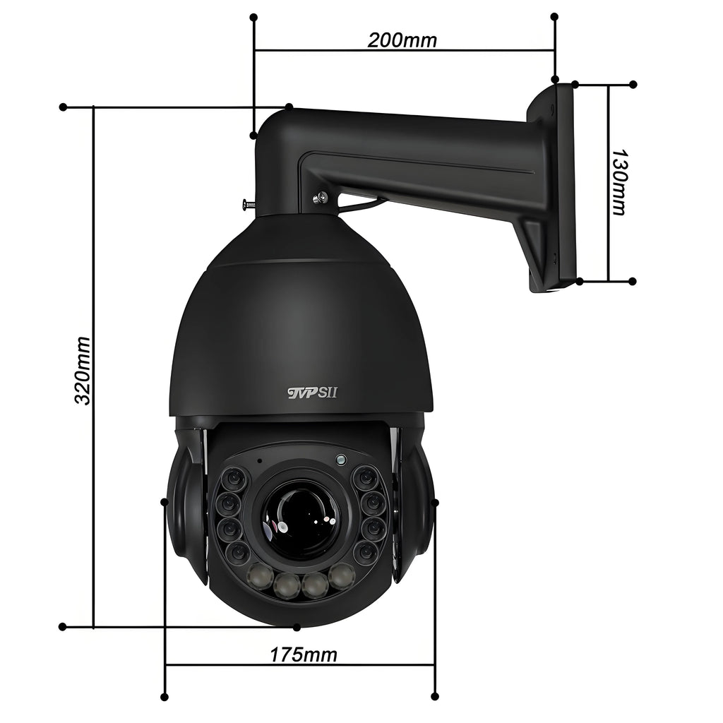 Max.512G Laser Infrared Metal Auto Tracking Cruise 8MP 4K 90X Optical Zoom 360° Audio POE PTZ Speed Dome Surveillance IP Camera