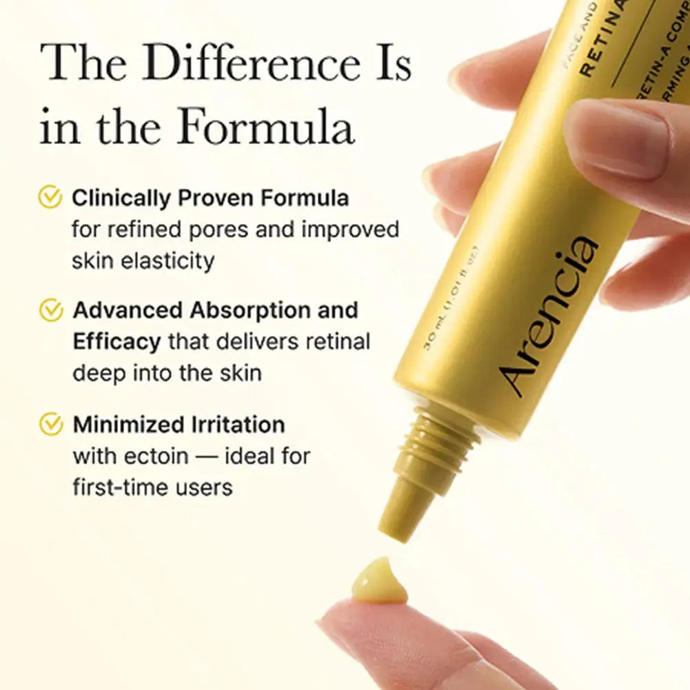 Arencia Retinal Booster Shot Cream 30ml Retin-A 2% Firming Moisturizer Anti Aging Boosting Face And Eye