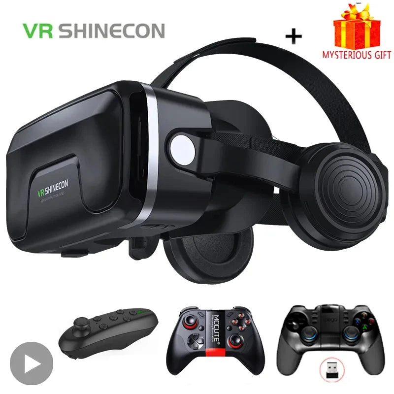 VR Headset for Smartphones - Immersive 3D Reality Glasses for Mobile Tidesmit
