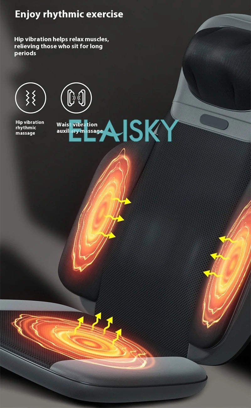 Electric Massage Cushion with Heat Therapy - Cherry Deep Tissue Kneading Massage Cushion Tidesmit