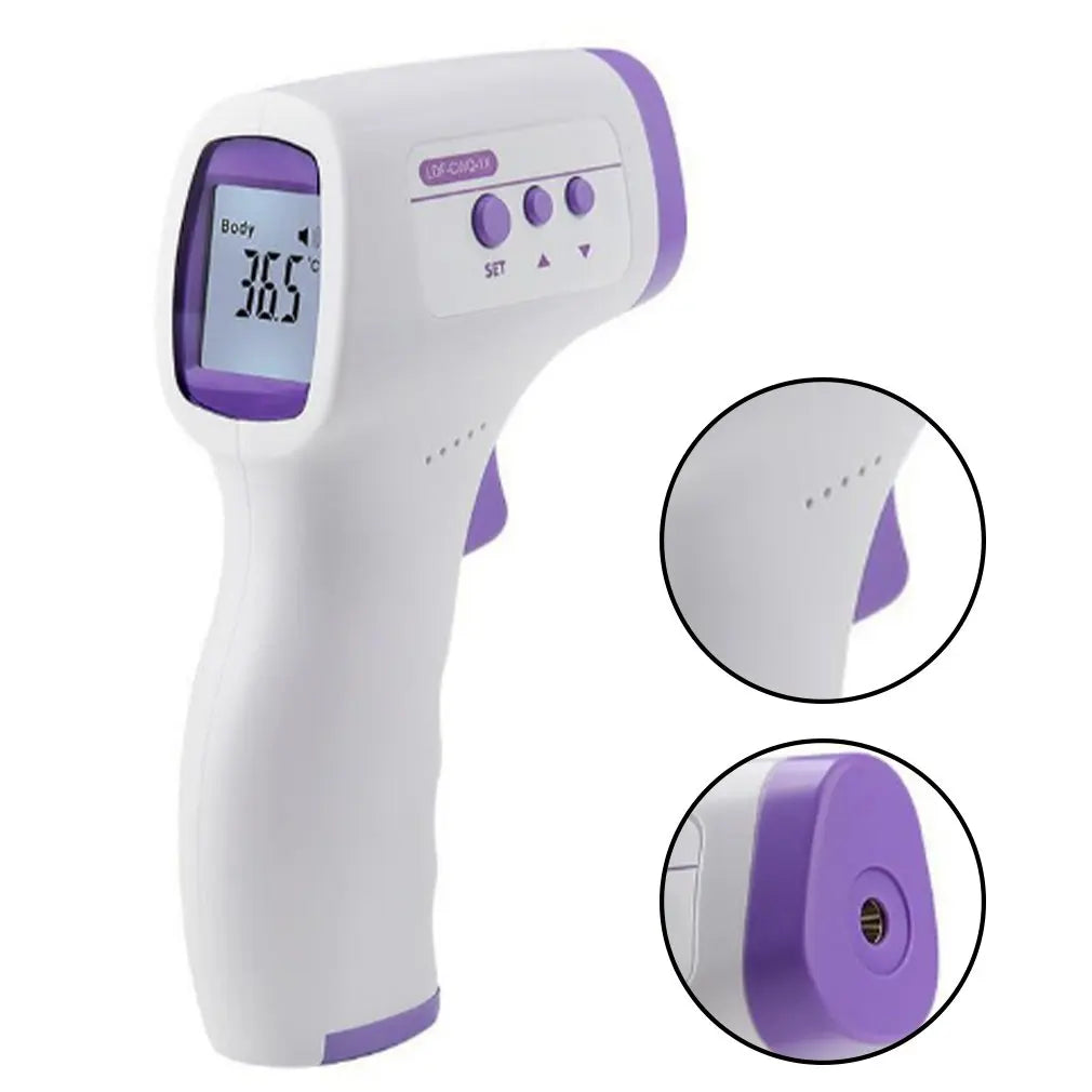 Digital Infrared Thermometer Forehead Body Non-Contact Fever Thermometers Or Medical Portable Finger Pulse Oximeter Blood Oxygen