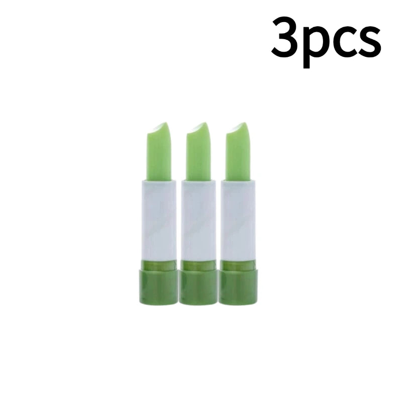 Aloe Vera Color Changing Lipstick - Hydrating Lip Balm Treatment Lip Care 3pcs China Mainland Tidesmit