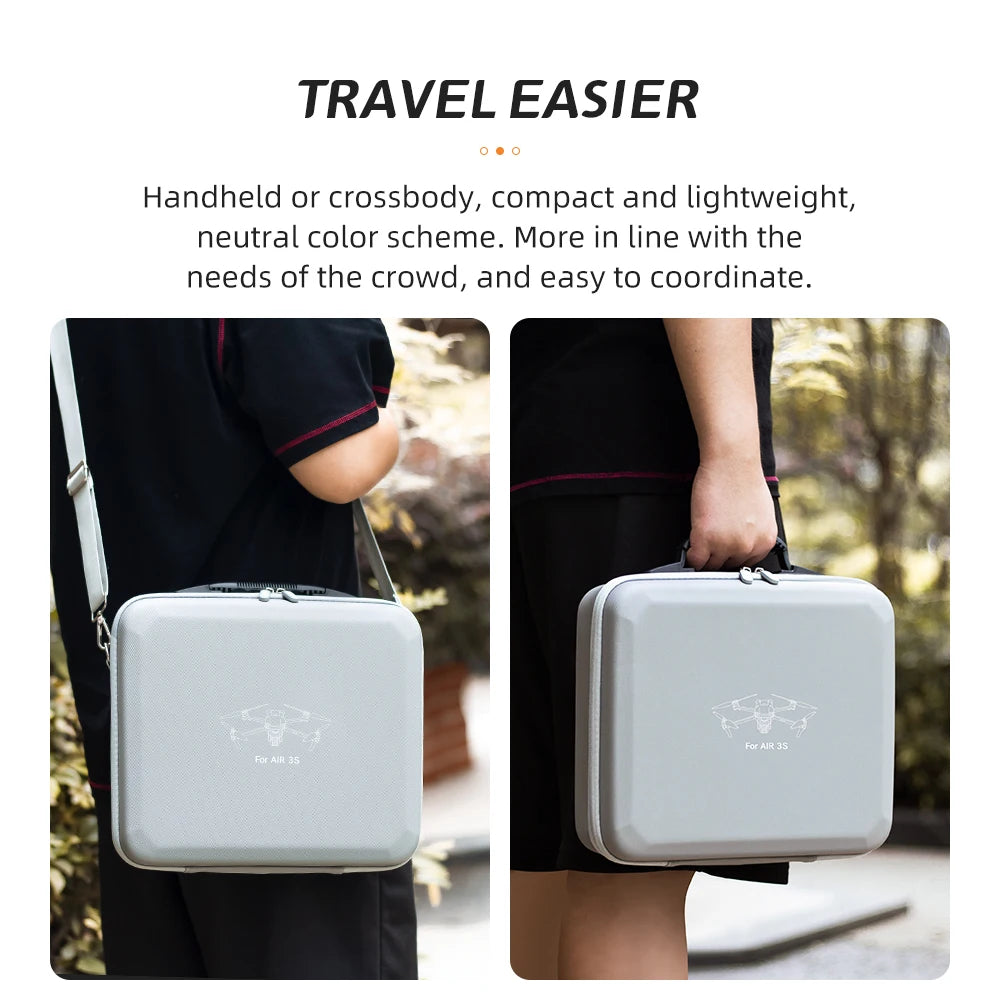 DJI Air 3S Carrying Case | Waterproof Hard Shell Travel Bag Tidesmit