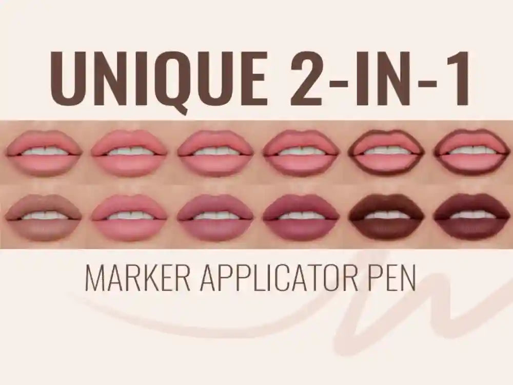Liquid Lip Liner Pencil: Long-Lasting Matte Contour Pen | Tidesmit Lip Care Tidesmit