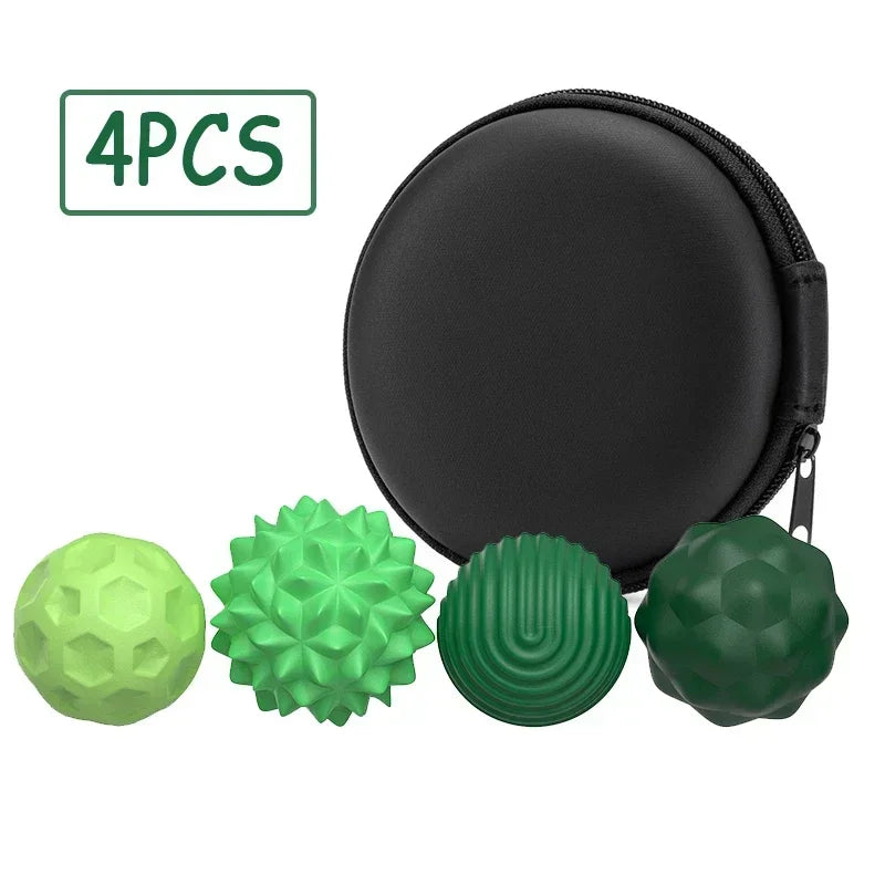 Magnetic Massage Balls for Hand Therapy - Portable Stress Relief Set Relaxation Treatment Tidesmit