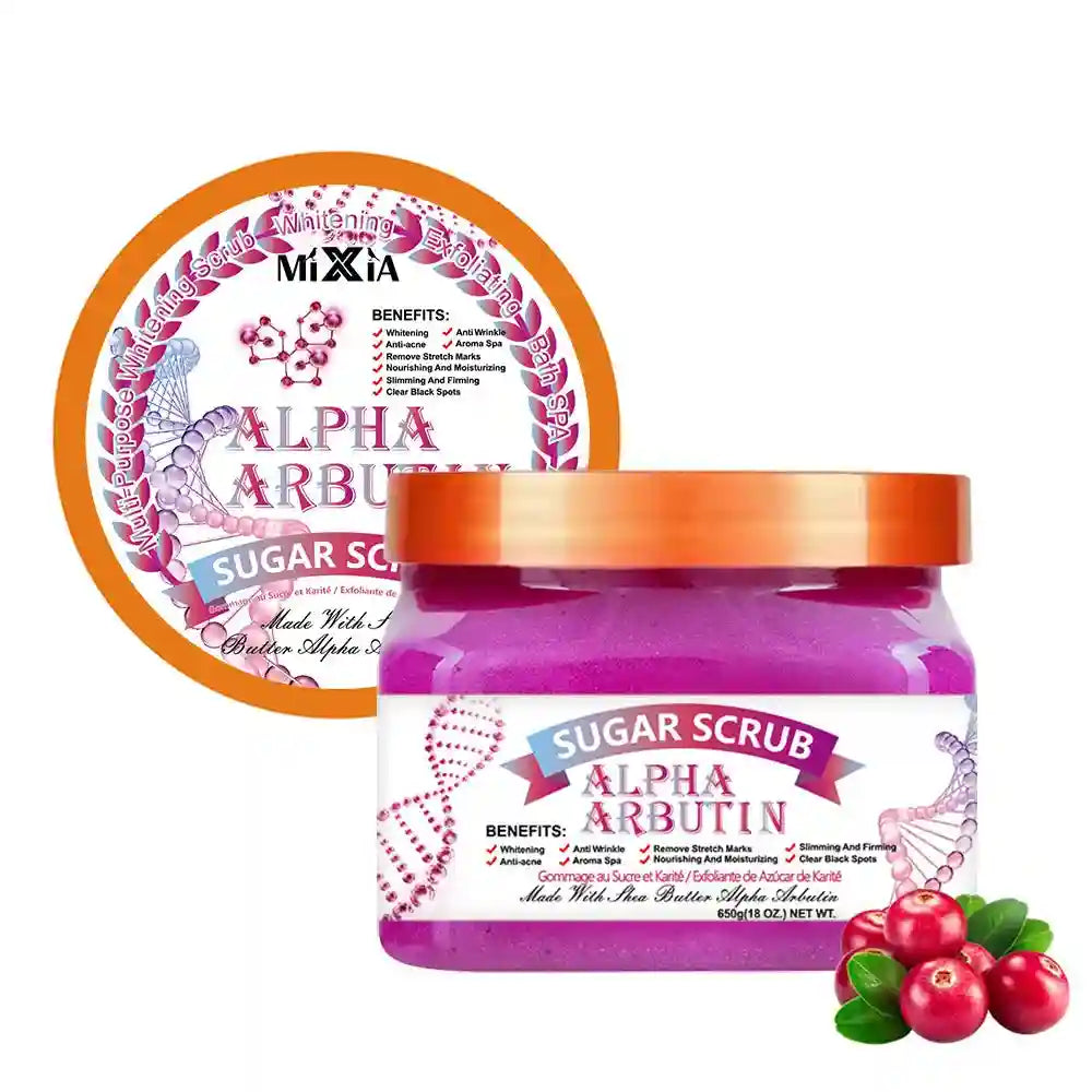 Shea Sugar Body Scrub Exfoliant - Natural Smoothing Treatment Scrubs Treatments Tidesmit