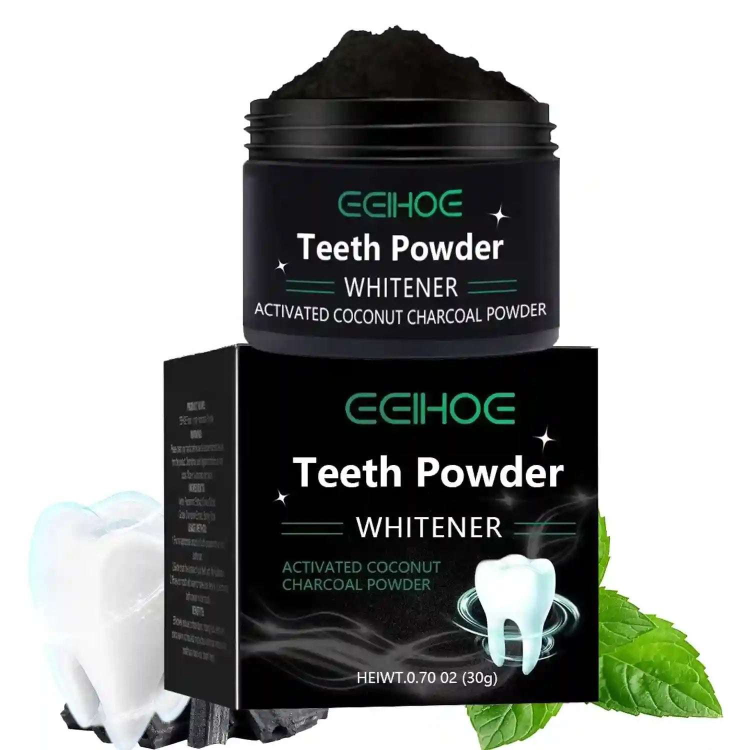 Tidesmit natural teeth whitening powder for deep cleaning and fresh breath