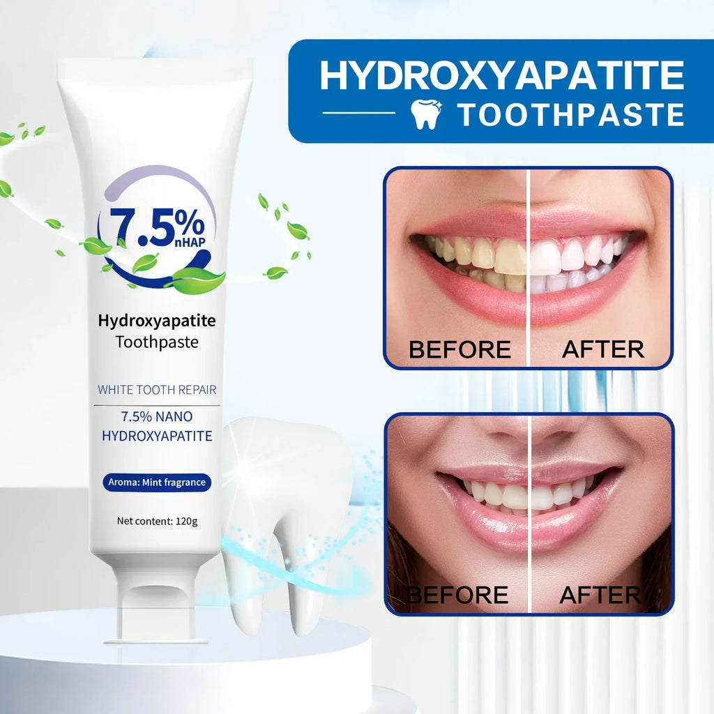 Tidesmit Hydroxyapatite enamel repair toothpaste and teeth whitening pen set for gentle stain removal