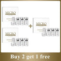 Collagen anti-aging serum set: three white boxes, each with one applicator and three small glass vials.