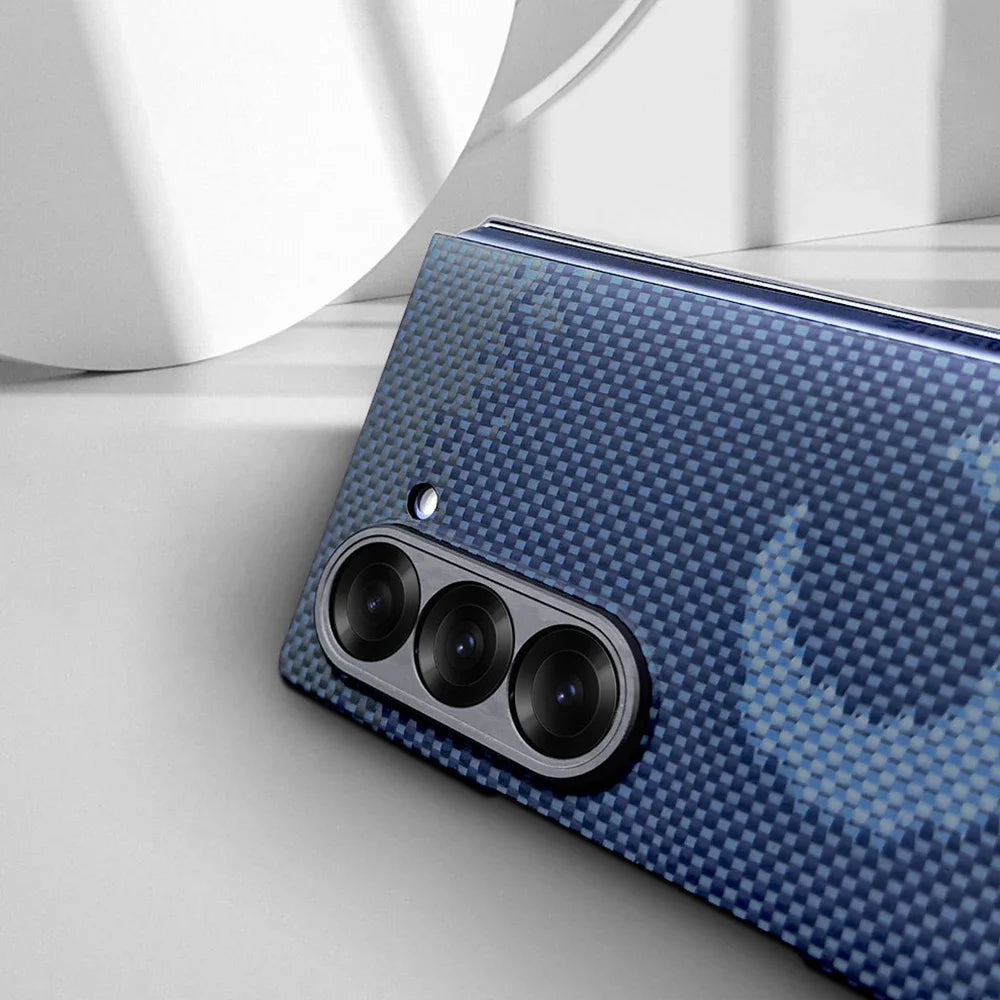 Samsung Galaxy Z Fold 7 Kevlar Carbon Fiber Case - Military-Grade Protection Tidesmit