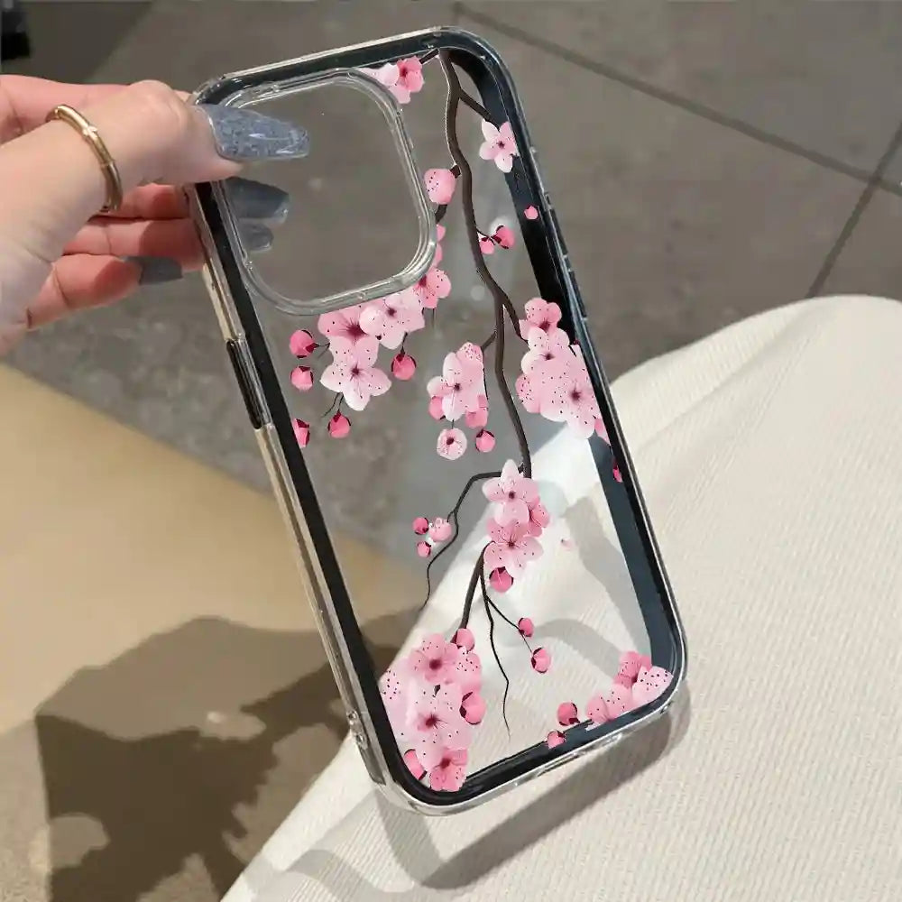 Floral iPhone 15 Pro Case - Slim Shock-Absorbing Cover with Drop Protection Tidesmit