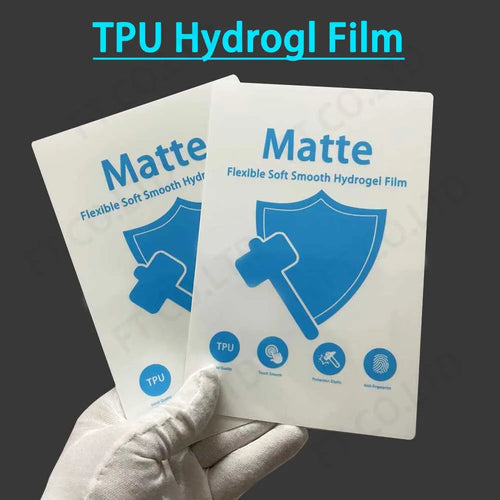 TPU hydrogel matte screen protector film sheets, flexible TPU protective layer