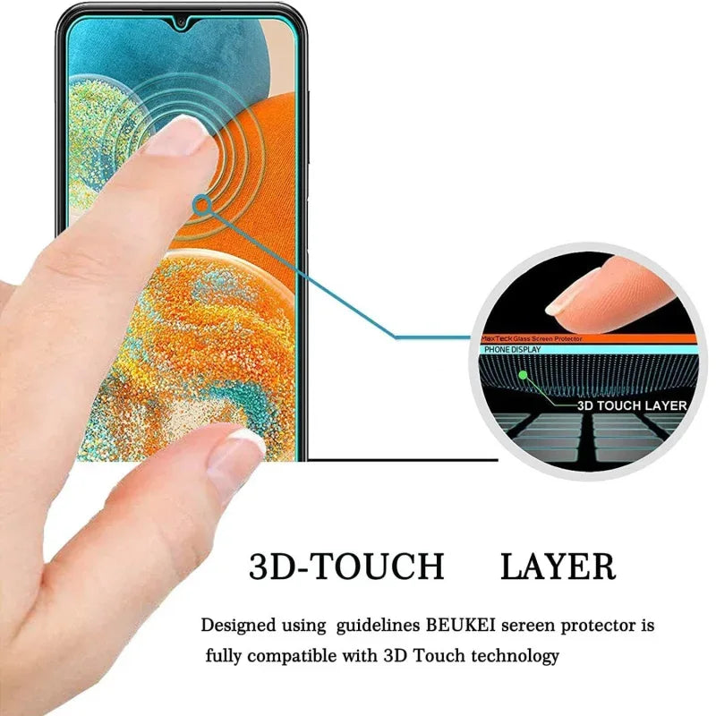 Huawei P30 Lite Screen Protector: 3-Pack 9H Tempered Glass Case-Friendly Tidesmit