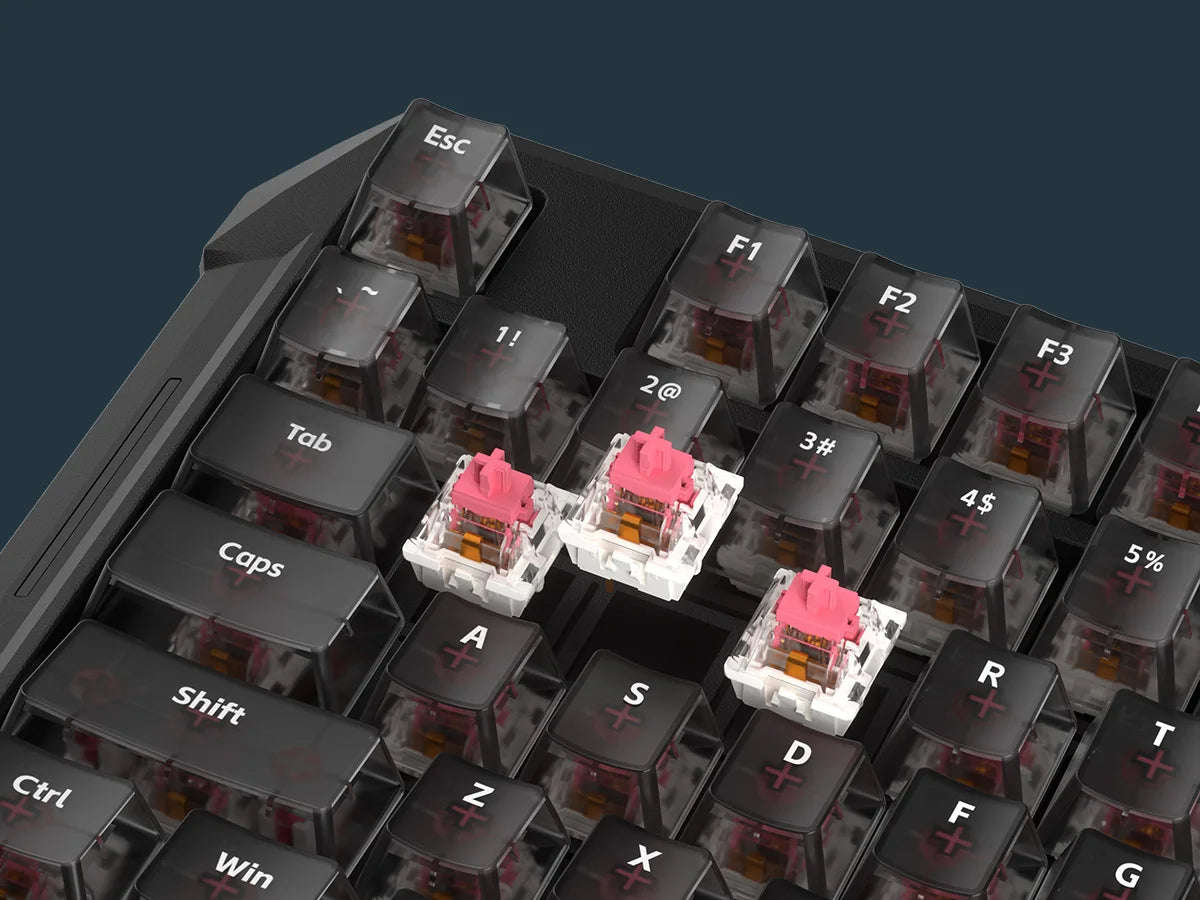 DarkBeacon Blade 87 Hot-Swappable Silent Keyboard RGB Backlit Mechanical Gaming Keyboards 8000Hz USB-C Wired for Windows MacOS
