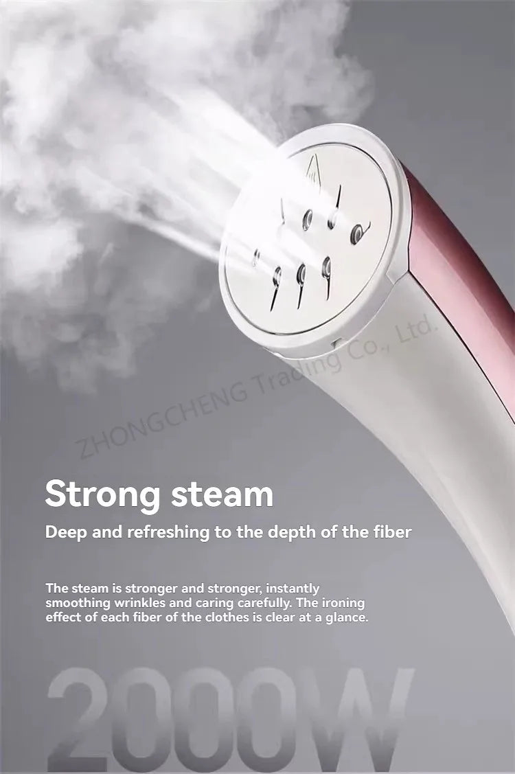 Tidesmit high-power handheld steam iron and vertical garment steamer for efficient household clothes ironing