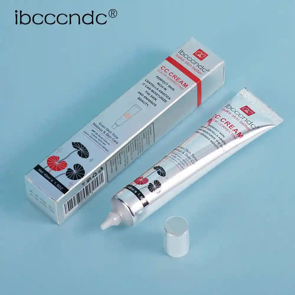 Tidesmit waterproof moisturizing CC cream face makeup texture close-up for long-lasting skin protection and coverage