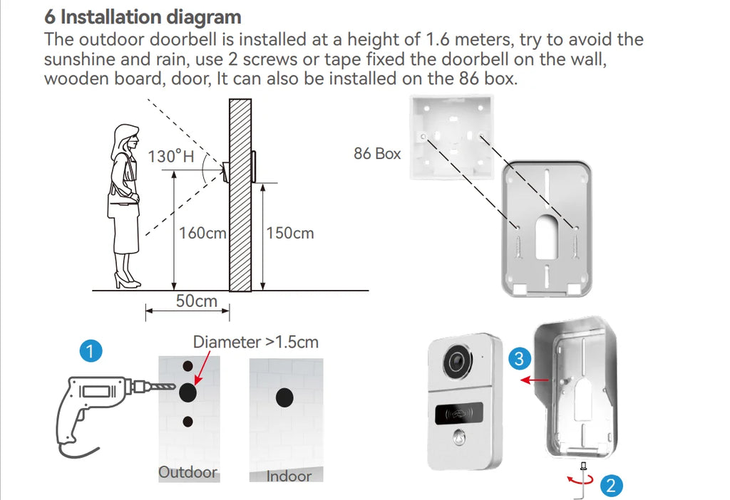 1080P Video Intercom Wifi 7/10 Inch Monitor Kit for Apartment System Home Security 2 Wire Doorbell Card Swipe Private House Tuya