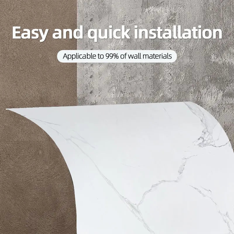 20/40Pcs 30cmx60cm 1mm Thick Self-adhesive Marble Tiles Sticker Waterproof Floor Sticker PVC Tile Kitchen Bathroom Wall Sticker Home Decor