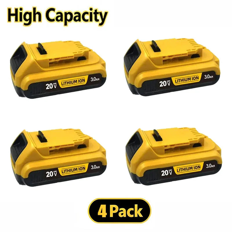 For DeWalt 18v 20V Lithium Ion Batteries 20V 12Ah DCB203 Li ion Battery Replacement DCB206 DCB205 DCB204 DCB200Power Tools