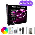RGB Neon Light LED Rope Light Waterproof APP Remote Control Music Sync 24V Flexible DIY Silicone Strip Light for Indoor Outdoor