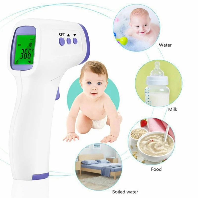 Thermometer Digital Medical Body Thermometer Baby Adult Non-contact Infrared Temperature Tools Home Fever Forehead Thermometer