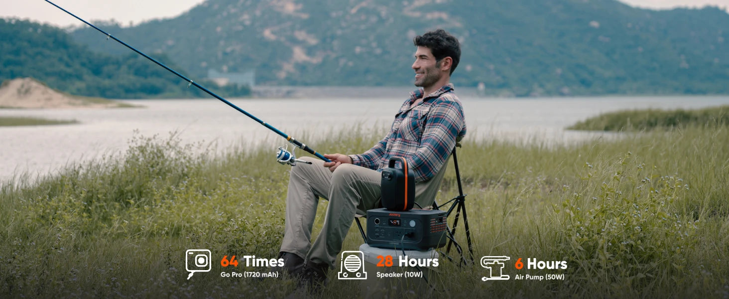 Jackery Portable Power Station Explorer 500 v2 and Carrying Case (S), Solar Generator for Home Use, Emergency Backup, Road Trip