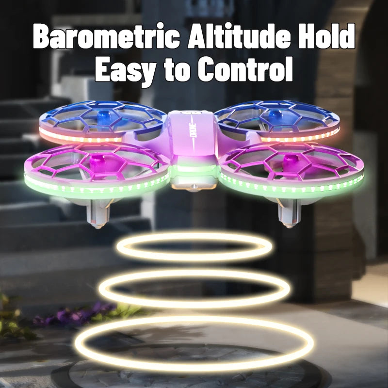 Mini Racing Drone H127 with Altitude Hold & 360 Flips - Violet Tidesmit