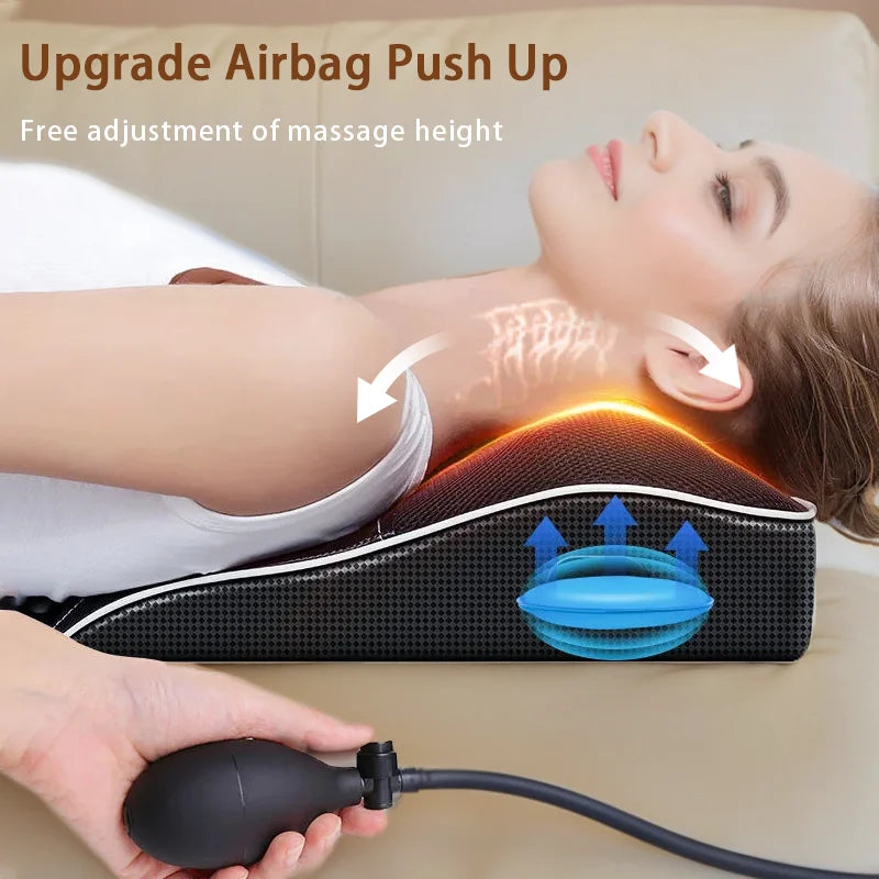 Electric Neck Massager with Heat Therapy & Deep Tissue Shiatsu - Tidesmit Massage Chairs Tidesmit