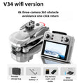 GPS Drone with 4K Camera - Foldable Brushless Quadcopter | Tidesmit V34-WiFI-1B Tidesmit