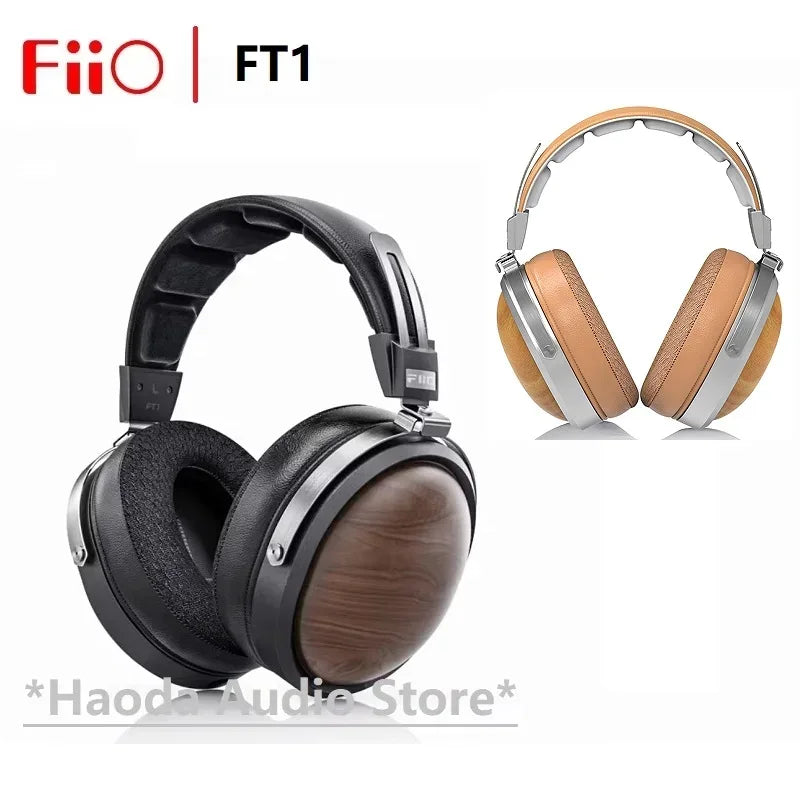 FiiO FT1 Closed-Back Wired Headphones Nanowood Fiber - Tidesmit Tidesmit