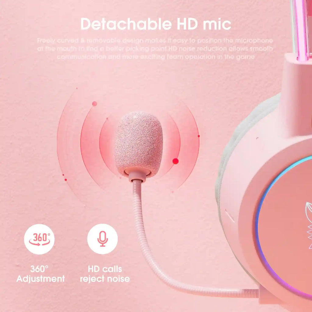 Gaming Headset with Mic - Wired Over-Ear Headphones for PC & Console Tidesmit