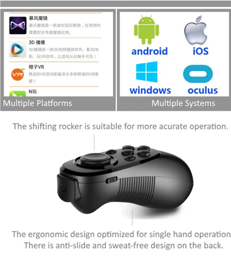 VR Headset for Smartphone 3D Glasses G06E with Spatial Audio Tidesmit