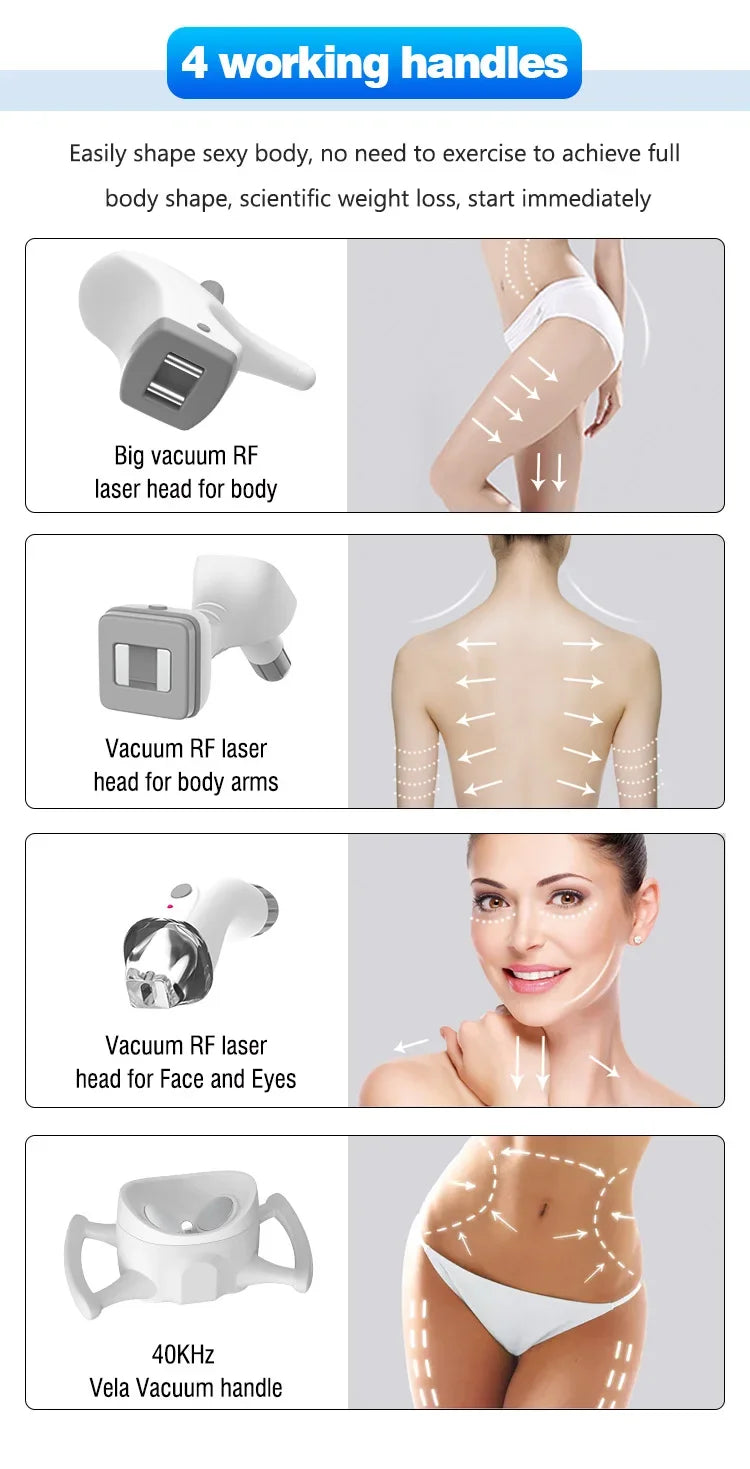 Vacuum Body Shaping Machine for Cellulite Reduction and Skin Lifting Body Shaping Massage Equipment Tidesmit