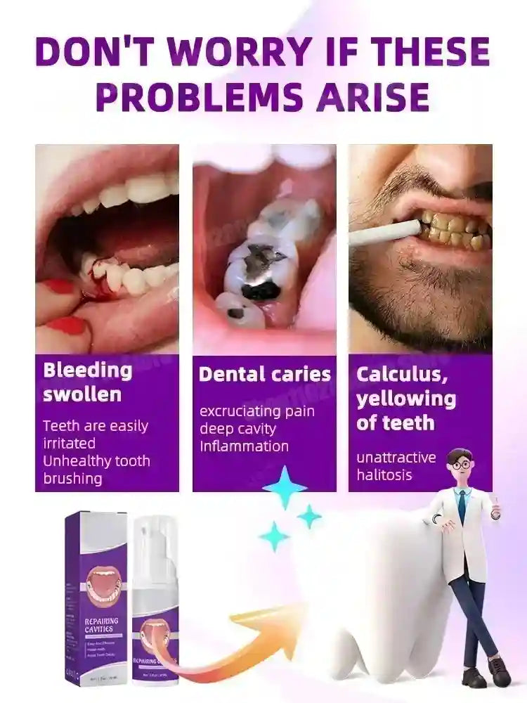 Tidesmit teeth whitening and tooth decay repair cream for cavity protection and enamel strengthening