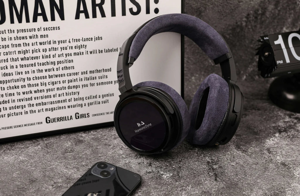 HarmonicDyne Eris Semi-Closed Headphones with 50mm Precision Drivers Tidesmit